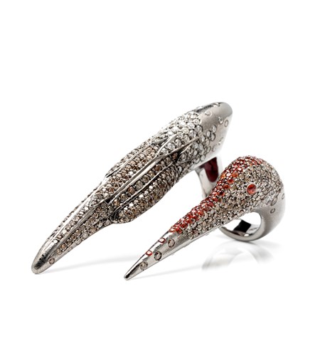 CRANE SPIRIT KNUCKLE CASCADE RING  