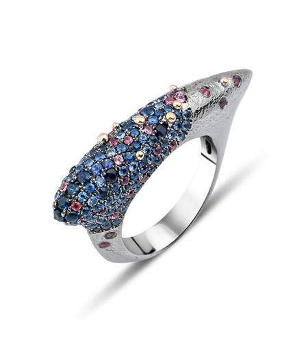 SPIRIT BURST BLUE SAPPHIRE RING